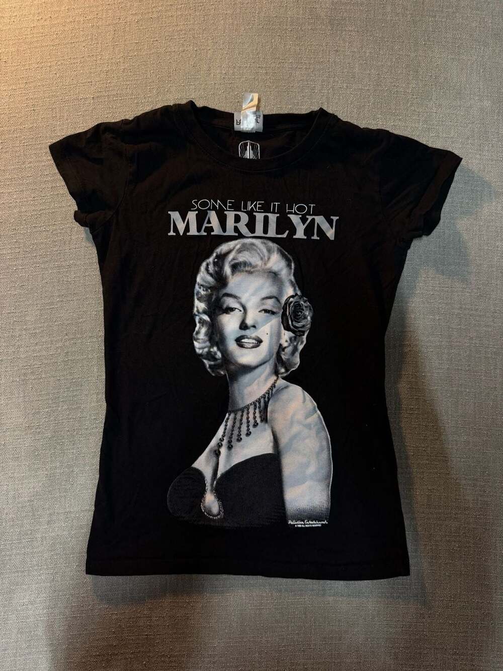 Popular Sports Marilyn Monroe Some Like It Hot Black T-Shirt Size M